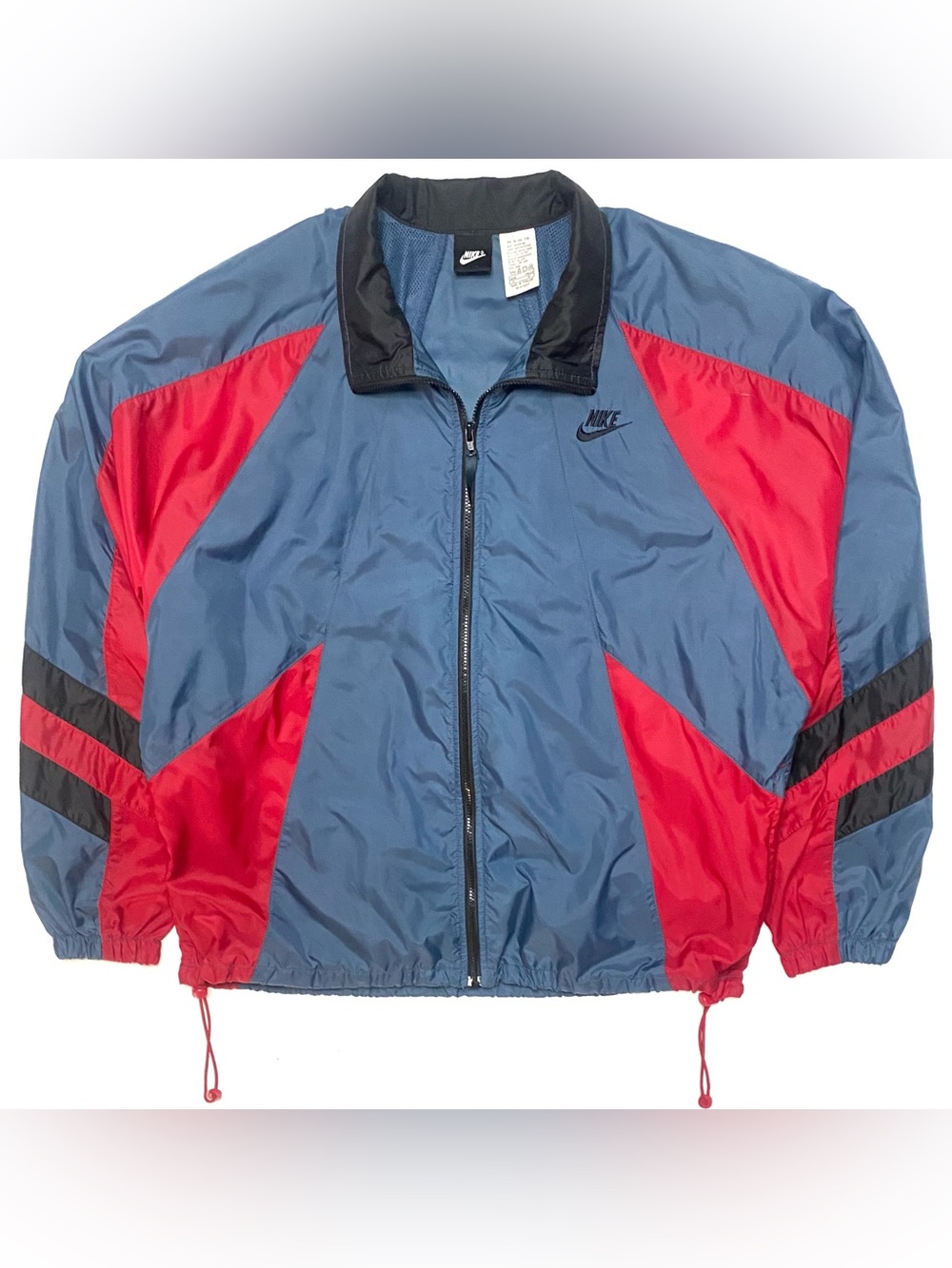 Vintage 90’s Nike Sportswear Full Zip Color Block Windbreaker Track Jacket Large